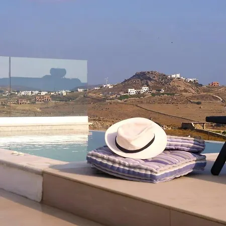 Luxury White W Private Pool In Mikonos Willa Kalafati