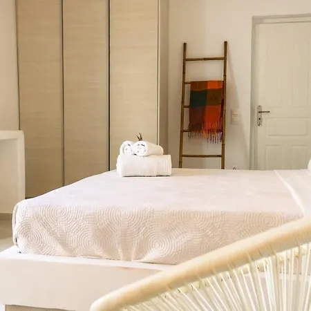 Luxury White W Private Pool In Mikonos Kalafati