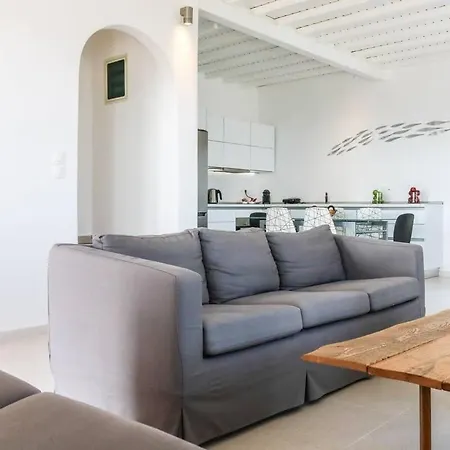 Luxury White W Private Pool In Mikonos * Kalafati