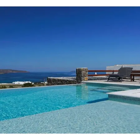 Willa Luxury White W Private Pool In Mikonos Kalafati