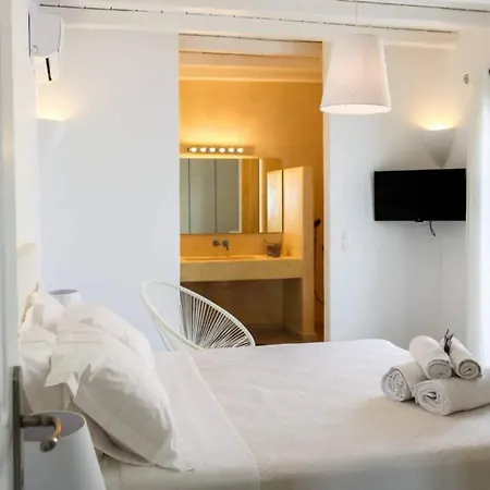 Willa Luxury White W Private Pool In Mikonos Kalafati