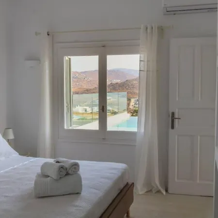 Luxury White W Private Pool In Mikonos * Kalafati