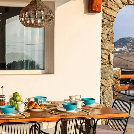 Luxury White W Private Pool In Mikonos Villa *
